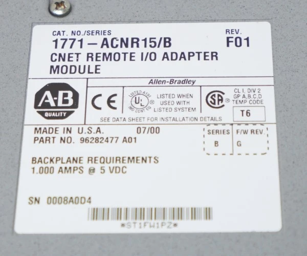 Allen-Bradley 1771-ACNR15 Allen-Bradley 1771-ACNR15